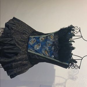 Gorgeous, sexy, lightly worn peacock costume